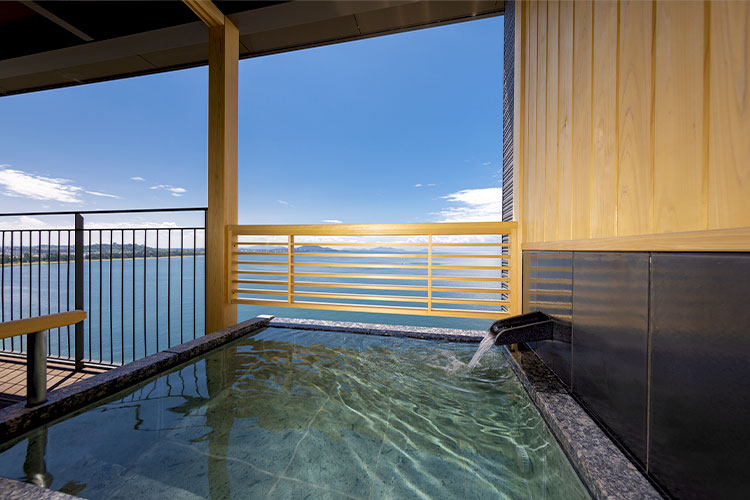 Twin Room with open-air hot spring