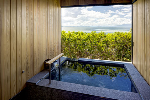 Villa Type B with open-air hot spring bath