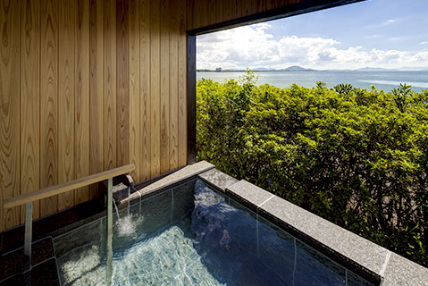 Villa Type C with open-air hot spring bath