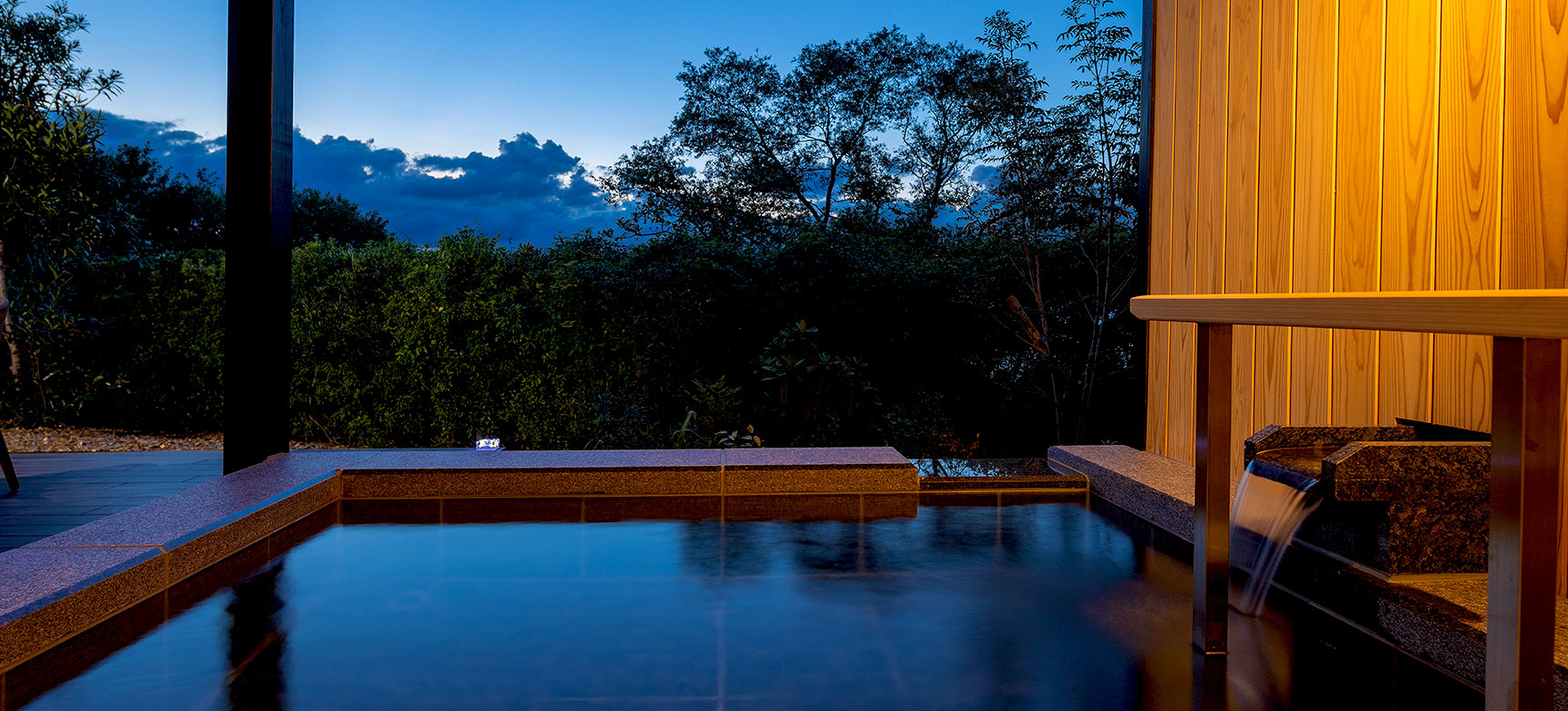 Villa Type A with open-air hot spring bath